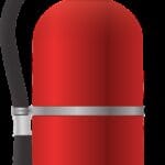 fire extinguisher, fire, fire truck طفاية حريق الكربون